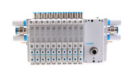 VTUG de collecteur de soupape Festo avec connexion multi-points ou bus de champ VTUG-14-VRPT-B1T-Q12B-UB-Q6SU-24K+TTSC