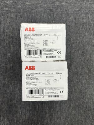 Disjoncteur miniature ABB S201-C10 de haute fiabilité pour la protection contre les basses tensions