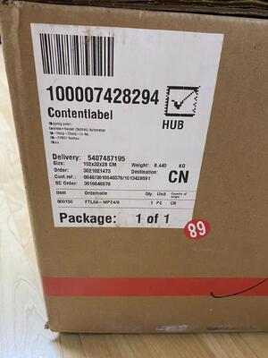 E+H FTL64-MPE4/0 Commutateur de niveau à haute température vibronique