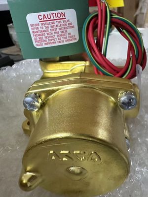 8344G074 110V Emerson ASCO soupape électromagnétique 4 voies 1/2 " NPT corps en laiton à électromagnétique unique