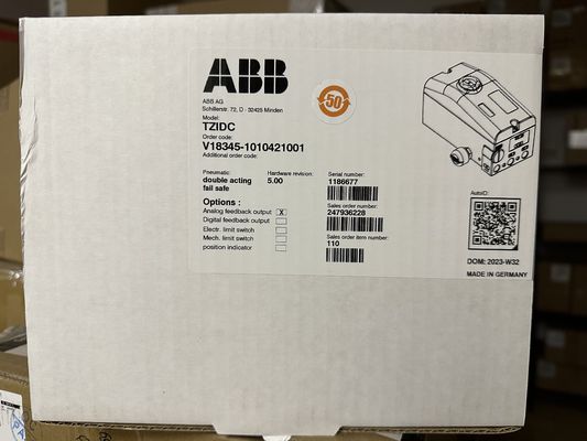 V18345-1010421001 V18345 Positionneur de soupape ABB TZIDC Positionneur électro-pneumatique