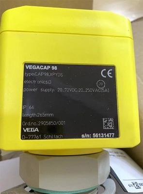 CAP98.XPYDS VEGA réglage du compteur de niveau sonde à tige capacitive libre pour la détection du niveau