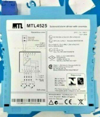 MTL4525 MTL Instruments pilote d'alarme solénoïde MTL4500 série MTL5500