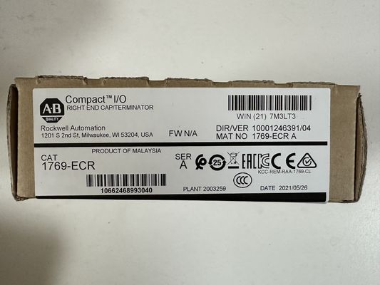 1769-CER ALLEN BRADLEY Produits PLC CompactLogix Cap de fin de main droite