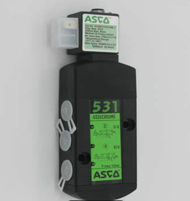 Le système de ventilation doit être équipé d'un système de ventilation de la série 531 ASCO.