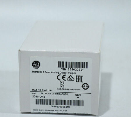 2080-OF2 Allen Bradley Micro800 Module de sortie analogique à 2 points branché