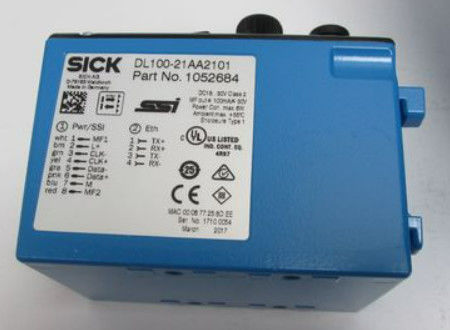 Capteur de distance laser SICK Dx100 DL100-21AA2101 Affichage à matrice à 6 chiffres 5 x 7 points, LED