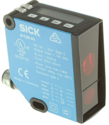 SICK Capteurs de distance au laser DT20 Hi DT20-P244B 24,3 mm x 72,4 mm x 54,1 mm