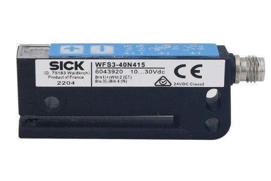 SICK WFS3-40N415 Détecteurs de fourchette WFS 20 ms Temps d'initialisation Commutation lumière/obscurité