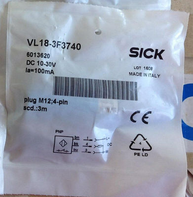 SICK VL18-3F3740 Capteur photoélectrique rétroréflecteur pour applications industrielles