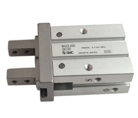 SMC Corporation MHZ2-20D Gripper, Air, double action, taille de forage: 20 mm, parallèle à deux doigts, 0,1 à 0,7 MPa