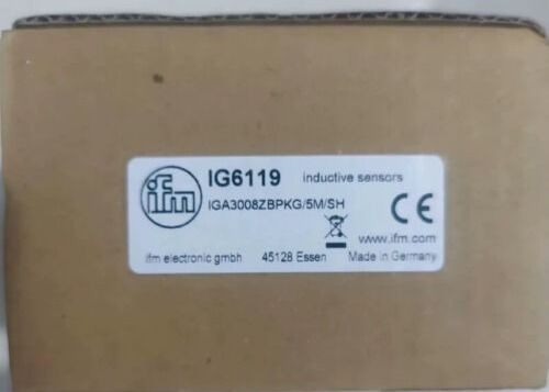 IFM IG6119 Capteur inducteur à haute température avec alimentation en tension 24V et protection IP65