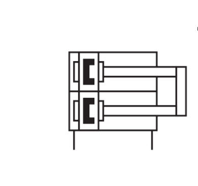 Festo DGST-16-40-PA Mini glisser 16 mm de diamètre du piston haute force 241 N à 6 bar