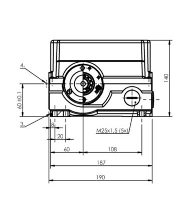 Balluff BSW000R Standard Commutateur à cames rotatives