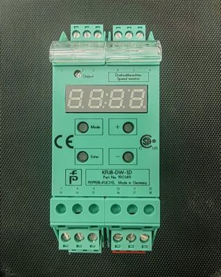 Moniteur de vitesse de rotation Pepperl + Fuchs KFU8-DW-1.D avec fréquence de commutation ≤ 10 Hz et taille cible de 0,3 mm