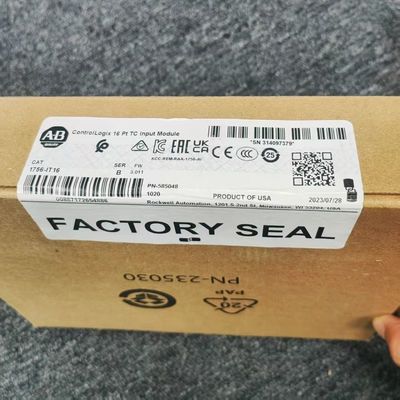 Orientation horizontale Allen-Bradley 1756-IT16 RSLogix 5000 Logiciel de programmation pour le secteur industriel
