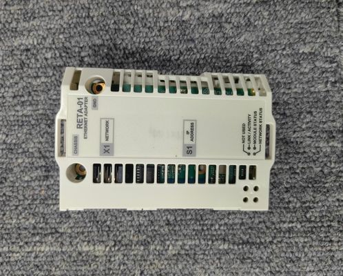 ABB RETA-01La série R RETA-01 est un module d'adaptateur Ethernet à un port prenant en charge deux protocoles de communication