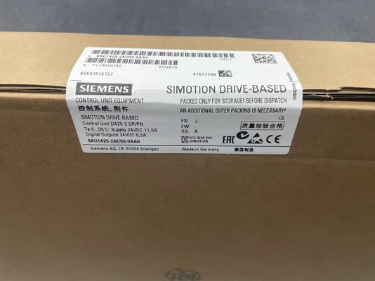Contrôleur de mouvement programmable Siemens 6AU1425-2AD00-0AA0, raccordement de process 1/2-14 NPT et taille de contacteur S2