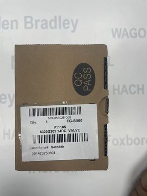 24 VDC Rating de l'alimentation d'entrée RJ45 Type de connecteur ASCO 8320G202 soupape solénoïde pour applications industrielles
