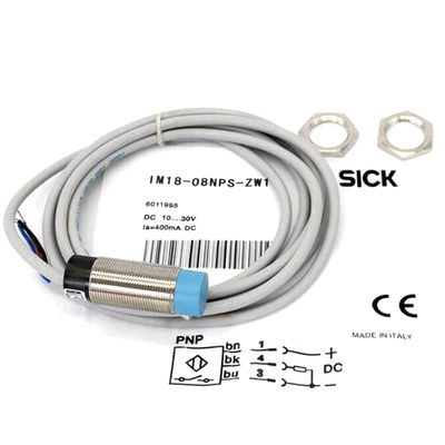Optimisez vos processus industriels avec le capteur de proximité SICK IM18-08NNS-ZW1, filetage M30 x 1,5