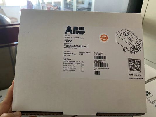 ABB V18345-1010421001 TZIDC Positionneur électro-pneumatique avec signal d'entrée de 4 à 20 mA à une température ambiante de 0 à 60 °C
