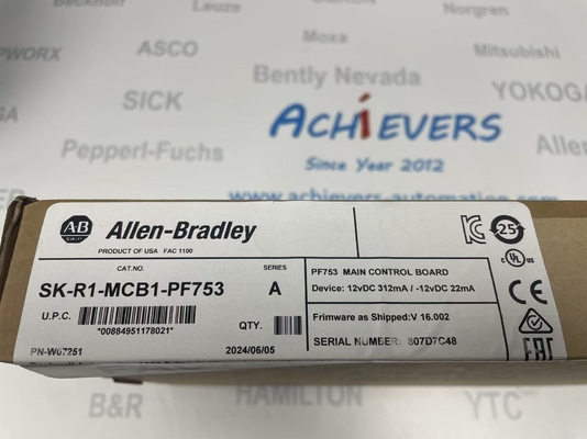 Carte de commande principale CA de 120/240 Volts, pièce de rechange Allen-Bradley SK-R1-MCB1-PF753 avec signal DC-OK