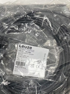 Câble de connexion Leuze KD U-M12-5W-P1-100-3DP Débit 0.70 Cv Conçu pour les usines chimiques et centrales électriques
