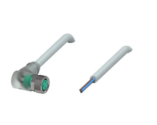 V3-WM-E2-5M-PUR Câble de raccordement femelle M12 3 broches