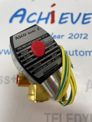 ASCO 8321G001 Électrovanne 3 voies en laiton 1/4 po 125DC
