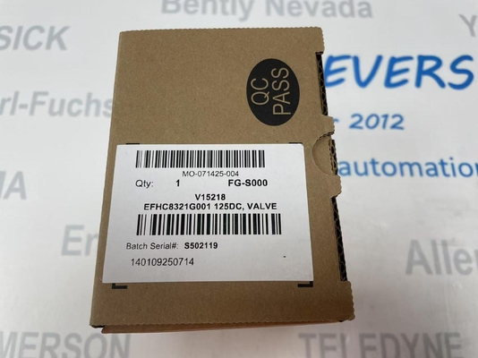 ASCO 8321G001 Électrovanne 3 voies en laiton 1/4 po 125DC
