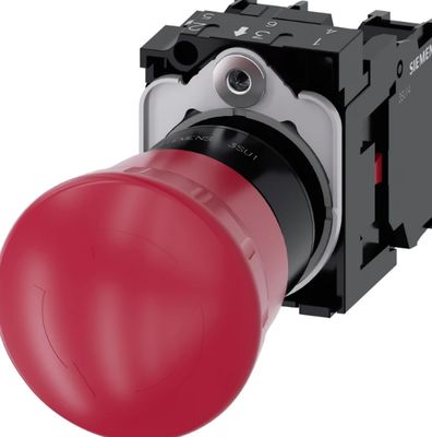 SIEMENS 3SU1100-1HB20 1FH0 BOUTONS-POUSSOIRS ARRÊT D'URGENCE champignon