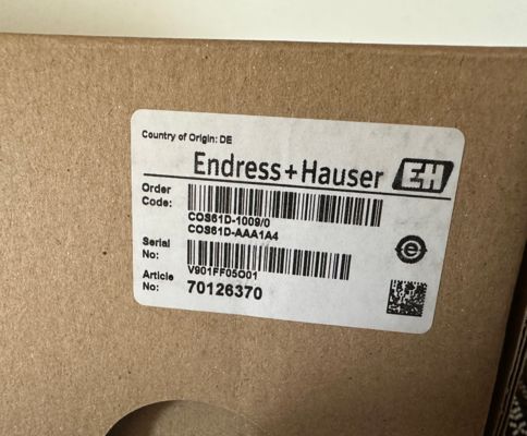Endress Hauser COS61D-1009/0 Oxymax Memosens Capteur optique d'oxygène dissous