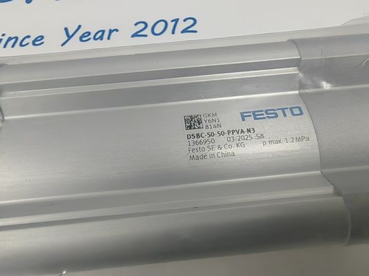 Vérin profilé standard ISO Festo DSBC-50-50-PPVA-N3 conçu