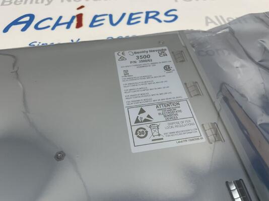 Bently Nevada 3500 - 62 Moniteur des variables de processus