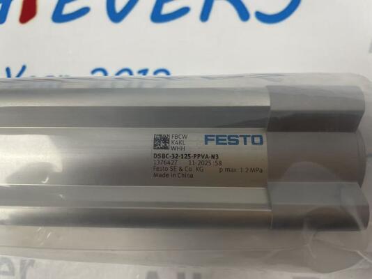 Vérin pneumatique à double effet standard ISO haute performance Festo DSBC-32-125-PPV-A-N3