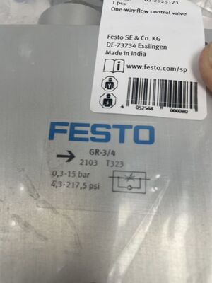 Festo GR-34 High-Precision Pressure Regulator for Reliable Pneumatic Systems