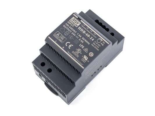 Alimentation Mean Well HDR-60-24 ultra mince sur rail DIN