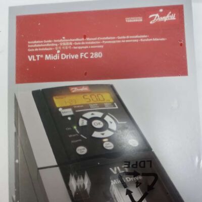 Danfoss FC-280P4K0T4E20H2BXCXX VLT Midi Drive 4kW 380-480V Profibus Convertisseur de fréquence CA