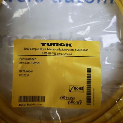 Le Turck RKV 4.41T-15S529 M12 est un câble à extrémité unique.