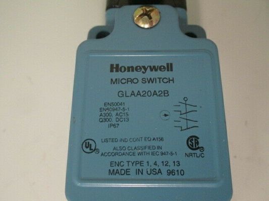 Honeywell GLAA20A2B Commutateur de limite d'action rapide rotatif latéral 10A 600 VAC 250 VDC Zinc série GLA