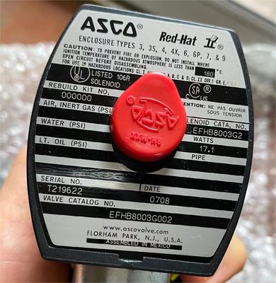 EFHB8003G002 NUMATICS Emerson ASCO soupape solénoïde à débit élevé à action directe 4 voies