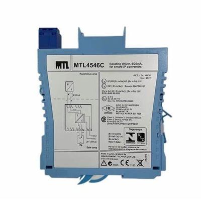 MTL4546C Isolateurs intrinsèquement sûrs Plage de signaux Sortie 4 à 20mA Indication de puissance verte