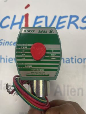24 VDC Rating de l'alimentation d'entrée RJ45 Type de connecteur ASCO 8320G202 soupape solénoïde pour applications industrielles