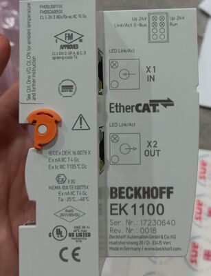 Le coupleur Beckhoff EK1100 EtherCAT