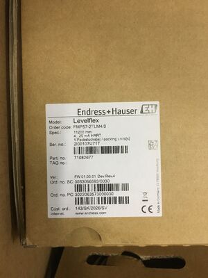 E+H FMP57-2TLM4/0 Émetteur de niveau de radar à ondes guidées par niveauflex