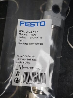 Cylindre pneumatique rond FESTO DSNU-25-40-PPV-A